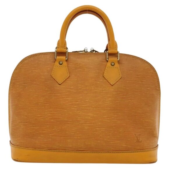 LOUIS VUITTON Epi Alma Hand Bag Yellow M52149 - Picture 12 of 16